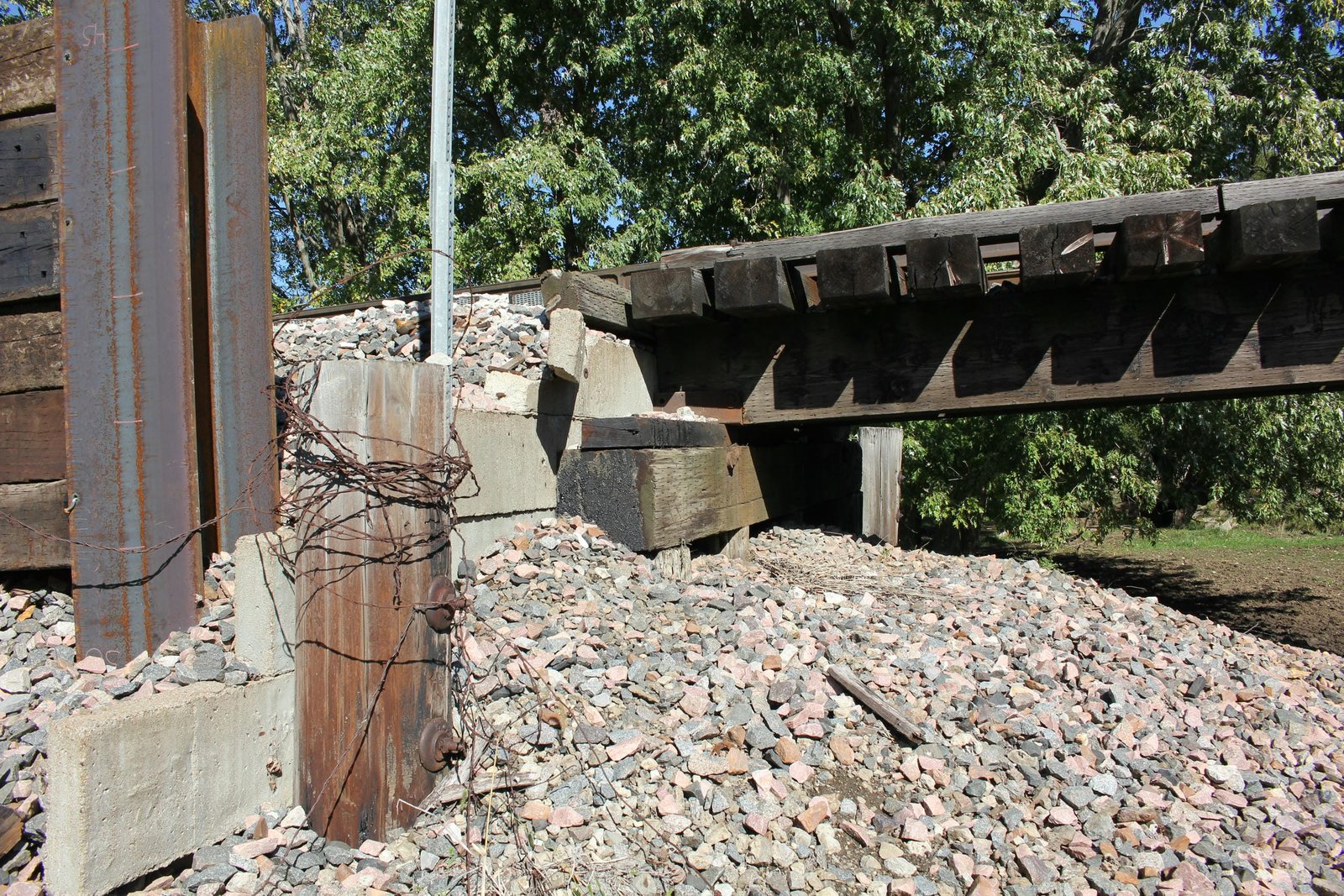 West abutment